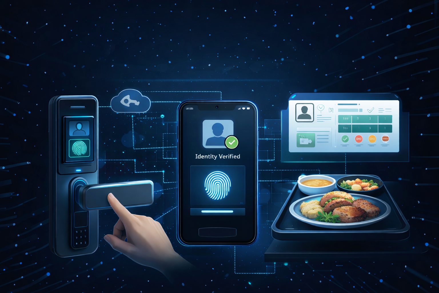 IoT Based Access Control Solution & Meal Booking App